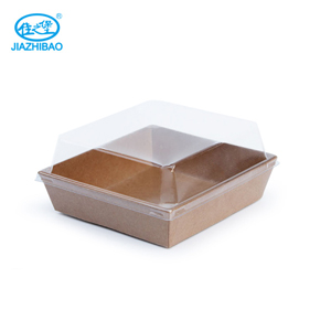 桂林佳之堡 方形带盖西点盒（木本色）JX-001M