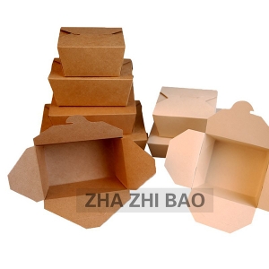 佳之堡一次性食品级加厚竹本色木本色打包盒